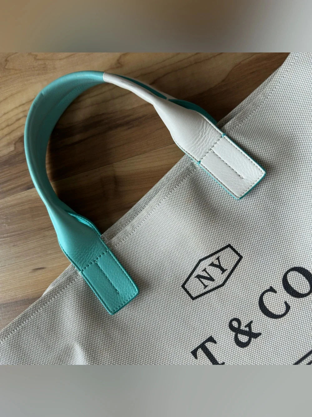 Tiffany & Co. T & CO 1837 Canvas Tote Bag $2200 Lowest price!!